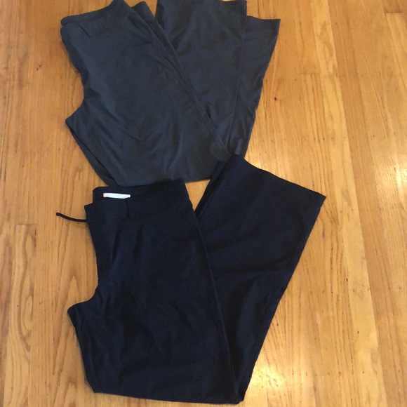 2 Lucy walkabout pants, black & gray, Large tall - Picture 1 of 13